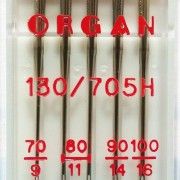 Иглы стандарт Organ N 70, 80(2), 90, 100,